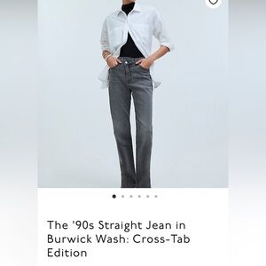 Madewell 90s Straight Cross Tab Jeans Size 28